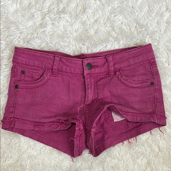 Forever 21 Pants - Women's Purple Denim Shorts | Purple Shorts | Denim Shorts | Forever 21